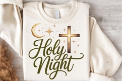 Holy Night PNG,Coquette Jesus Christmas Png,Baby Jesus Png Product Image 2
