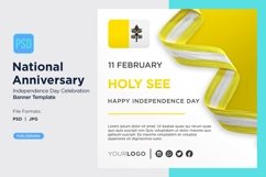 Holy See National Day Celebration Banner Product Image 1