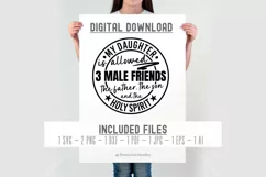 Dad and Daughter SVG | Funny Dad Shirt | Dad Quote Svg Dxf Product Image 2