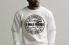 Dad and Daughter SVG | Funny Dad Shirt | Dad Quote Svg Dxf Product Image 3