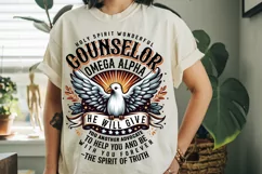 Holy Spirit Wonderful Counselor Sublimation PNG Product Image 4