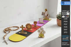 Holy Week Interactive Chart Laser Cut Bundle. Easter Story Product Image 2