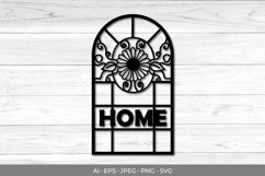 Home Arched Decor - Cutting File Product Image 1
