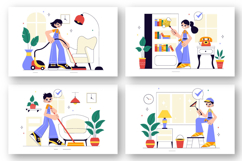 10 Home Cleaning Service Illustration Product Image 2