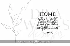 Home Is Where Love Resides SVG Farmhouse Sign svg Product Image 2
