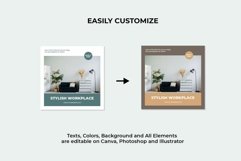 Home Decor Green Instagram Templates| CANVA-PS-AI Product Image 6