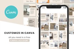 Home Décor Instagram Post Template | Interior Canva Product Image 8