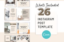 Home Décor Instagram Post Template | Interior Canva Product Image 7
