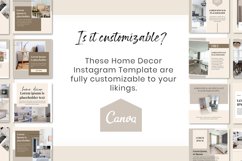 Home Décor Instagram Post Template | Interior Canva Product Image 2