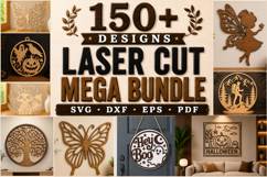 Home Decor Laser Cut Mega Bundle | SVG, DXF, EPS, PDF Product Image 1