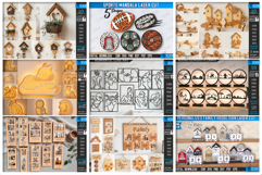 Home Decor Laser Cut Mega Bundle | 3D Home Laser | Modern Product Image 4