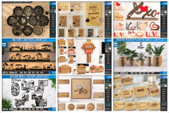 Home Decor Laser Cut Mega Bundle | 3D Home Laser | Modern Product Image 5