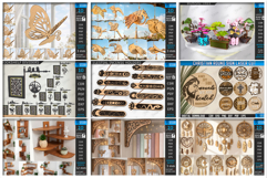 Home Decor Laser Cut Mega Bundle | 3D Home Laser | Modern Product Image 8