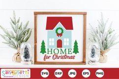 Home for Christmas SVG