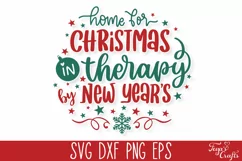 Home for Christmas in therapy by New Year's Funny Christmas Product Image 2