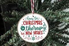 Home for Christmas in therapy by New Year's Funny Christmas Product Image 1