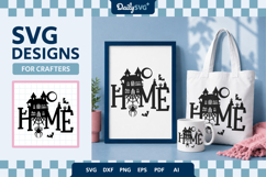Halloween Haunted House HOME SVG Product Image 2