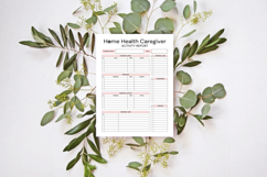 Printable Caregiver Forms Template PDF Product Image 7