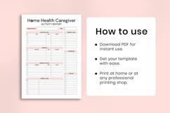 Printable Caregiver Forms Template PDF Product Image 4