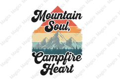 Mountain Soul, Campfire Heart | Camping PNG | Camper Product Image 1