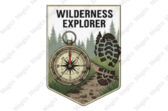 Wilderness Explorer | Camping PNG | Camper Sublimation Product Image 1