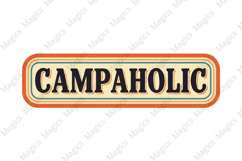 Campaholic | Camping PNG | Camper Sublimation Product Image 1