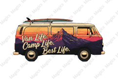 Van Life. Camp Life. Best Life PNG Product Image 1
