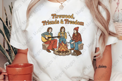 Firewood, Friends &amp; Freedom | Camping PNG|Camper Sublimation Product Image 2