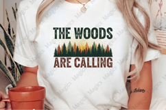 The Woods Are Calling | Camping PNG | Camper Sublimation Product Image 2