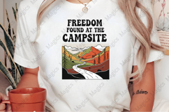Freedom Found at the Campsite | Camping PNG | Camper Product Image 2