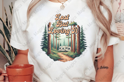 Lost But Loving It | Camping PNG | Camper Sublimation Product Image 2