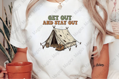 Get Out and Stay Out | Camping PNG | Camper Sublimation Product Image 2