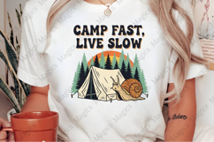 Camp Fast, Live Slow Sublimation Product Image 2