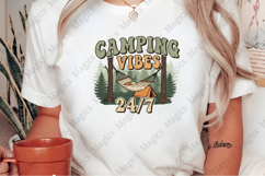 Camping Vibes 247 | Camping PNG | Camper Sublimation Product Image 2
