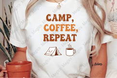 Camp, Coffee, Repeat Sublimation Product Image 2