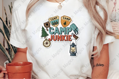 Camp Junkie | Camping PNG | Camper Sublimation Product Image 2
