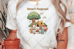 Nature’s Playground | Camping PNG | Camper Sublimation Product Image 2