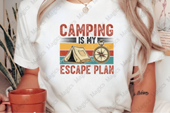 Camping is My Escape Plan | Camping PNG | Camper Sublimation Product Image 2