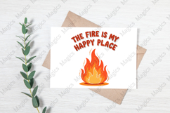 The Fire is My Happy Place | Camping PNG |Camper Sublimation Product Image 3