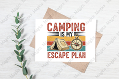 Camping is My Escape Plan | Camping PNG | Camper Sublimation Product Image 3
