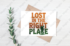 Lost in the Right Place | Camping PNG | Camper Sublimation Product Image 3