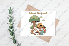 Nature’s Playground | Camping PNG | Camper Sublimation Product Image 3