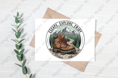 Escape. Explore. Enjoy Sublimation Product Image 3