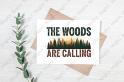The Woods Are Calling | Camping PNG | Camper Sublimation Product Image 3