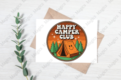 Happy Camper Club - Copy | Camping PNG | Camper Sublimation Product Image 3