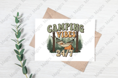 Camping Vibes 247 | Camping PNG | Camper Sublimation Product Image 3