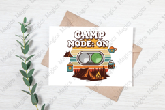 Camp Mode ON | Camping PNG | Camper Sublimation Product Image 3