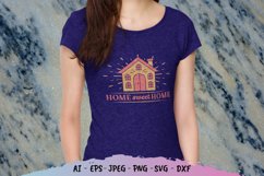 Home Sweet Home Hand Lettering SVG Product Image 1
