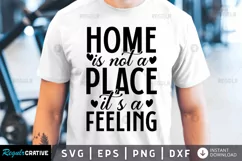 Home is not a place its a SVG, Family SVG Design Product Image 1