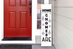 Home is where my gnomes are Porch Sign SVG Product Image 2